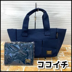 Cocoichi ココイチ　トートバック＆ポーチ　2点セット　ネイビー系　現状品　NMT3-056-08のサムネイル