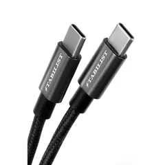 【新品】 usb-c ケーブル pd 【小型/PC充電対応】 100W 2m タイプc type-c c to 充電ケーブル typec usbc 急速充電対応 usb (2m, ブラック) 0