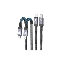 【新品】 USB Cケーブル 2M タイプC ケーブル PD対応 60W/5A 超急速充電 USB-C to USBC ナイロン編み 断線防止 iPhone 16/15/iPad/MacBook Pro/Galaxy S24/Matebook/iPad各種 1