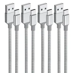 【新品】 usb c ケーブル【1m+1m+2m+2m 4本】タイプc ケーブル Type C 3A急速充電 QC3.0対応 急速充電 PD対応 ナイロン編み 断線防止iPhone 17/16/15 Samsung/Note/Huawei Sony Xpe 0