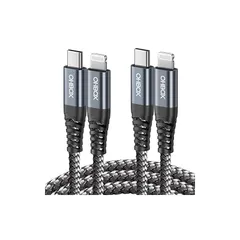 【新品】 USB-C ライトニングケーブル 1M 2本 iPhone 充電ケーブル タイプC MFi認証 USB C Lightningケーブル ナイロン編み 急速充電 PD対応 20W Type C to ライトニングケーブル iPhone 14 13 12