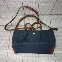 ◇ Θ レガートラルゴ Legato Largo 2WAYショルダーバッグ ネイビー系 レディース E  【1602130007783】