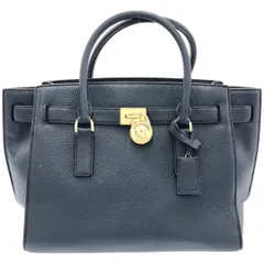 マイケルコース　ネイビー　レザー　ハンドバッグ　1025