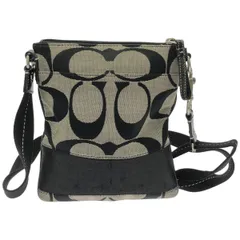 コーチ　シグネチャー　キャンバス　ベージュ　ショルダーバッグ　1055