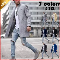 チェスターコート メンズ 無地 ビジネス ジャケット ラシャコート ロングコート メルトンコート 細身スリム 通勤 アウター 英国風 紳士服 防寒保温