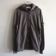 stone  ニット ジップパーカー グレー 上杉柊平 stone island ニット ジップパーカー グレー 上杉柊平 - メルカリ
