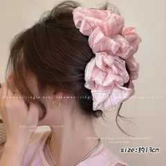 リボン バンスクリップ ヘアクリップ レディース  まとめ髪 ヘアアクセサリー 3色