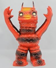 復刻堂 復刻昭和の大怪獣 スモゴン(赤成型、ブラックスプレー、金目)