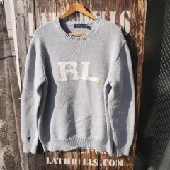 【Ralph Lauren】ラルフローレン コットンニットセーター US-L