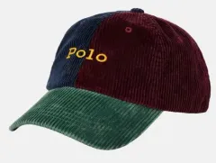 ポロ ロゴ コーデュロイ ベースボールキャップ 出品