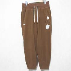美品 NIKE ナイキ 大坂 なおみ フェニックス フリース ウィメンズ ハイウエスト オーバーサイズド パンツ FD5502-259 L ブラウン レディース 古着 中古 USED