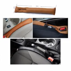 カー用品 隙間クッション 隙間を埋めて落下を防ぐ カーアクセサリー 車 車用品 車グッズ 車用 すきまクッション 隙間収納 落下防止 シート PUレザー 2本セットすき間 シート 落下 座席 隙間 防止 車載 車載用 車内 汎用
