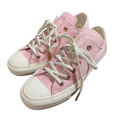 美品 CONVERSE コンバース ALL STAR 100 PKG COLORS OX オールスター 100 PKG カラーズ オックス スニーカー 24.5cm ピンク レディース 古着 中古 USED