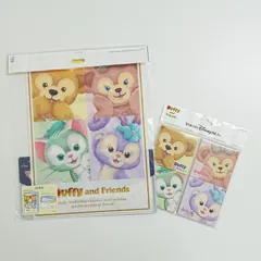 [NI] 未開封　東京ディズニーシー 限定　TDS　ダッフィー＆フレンズ　Duffy and Friends　クリアホルダー　チケットケース　メモ帳　メモセット　Disney　2点まとめて