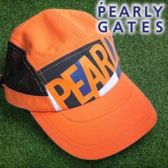 ○パーリーゲイツ○レインハット ゴルフ オレンジ レインウェア S