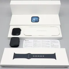 【美品】Apple Watch Series9 45mm GPS MR9A3J/A ミッドナイトアルミニウム/ミッドナイトスポーツバンド M/L アップルウォッチ 本体