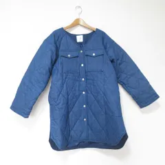美品 REDYAZEL レディアゼル デニム キルティング コート 02-2216400007 サイズM インディゴ レディース 古着 中古 USED