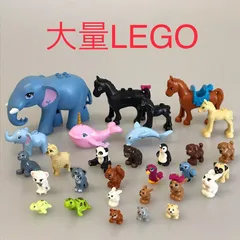 正規品 中古 LEGO レゴ フレンズ  どうぶつ　動物　30個　大量　まとめ売り CT-593 ※ゾウ　親子　馬　イルカ　犬　猫　ウサギ　ハムスター　リス　パンダ　クマ　カメ　鳥　アルパカ　アシカ　ペンギン　パグなど 361