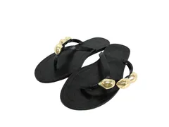 k03250410041　ZARA　37　Black　23.5cm　シューズ　サンダル　春夏