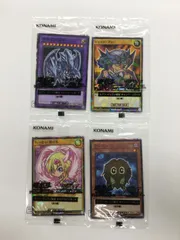 Y077[PK]Y5020(カード) セブンイレブン 遊戯王ラッシュ　青眼の究極竜/ハーピィ・ガール/クリボー/ジャッジ・マン　4パックセット 新品、未使用 3/10出品