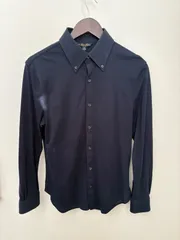 ブルックスブラザーズ 鹿の子シャツ ネイビー XS（日本S〜M相当）美品