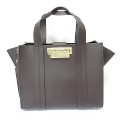 良品 ZAC POSEN ザックポーゼン レザー 2WAY トートバッグ ショルダーバッグ ブラウン レディース 古着 中古 USED