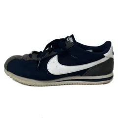 NIKE(ナイキ) スニーカー 24.5 レディース コルテッツ テキスタイル DZ2795-400 ネイビー×グレー×白 レザー