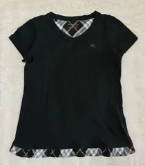 BURBERRY BLUE LABEL バーバリーブルーレーベル ノバチェック トップス カットソー サイズ38 レディース 三陽商会 日本製