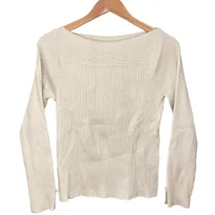 美品 25SS PROPORTION BODY DRESSING プロポーションボディドレッシング ラメ リブニットカットソー サイズM ベージュ レディース 古着 中古 USED