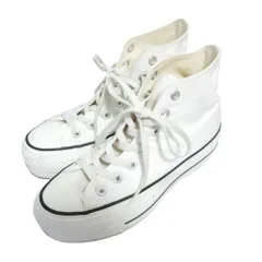 良品 CONVERSE コンバース ALL STAR R LIFTED HI オールスター ボリュームソール ハイカット スニーカー 31309412 23.5cm ホワイト レディース 古着 中古 USED