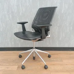 ヴィトラ オフィスチェア 肘あり Meda chair ブラック デスクチェア チェア イス 椅子 中古のサムネイル