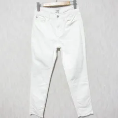美品 Healthy denim ヘルシーデニム デニムパンツ ジーンズ H803528 H.Salt サイズ23 ホワイト レディース 古着 中古 USED