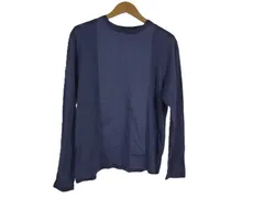 k03250225061　nano　Sサイズ　紺×濃紺　　トップス　長袖Tシャツ　通年