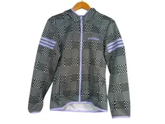 k03250221007　adidas アディダス　Sサイズ　黒×白×紫 　　アウター　ジップアップパーカー　通年