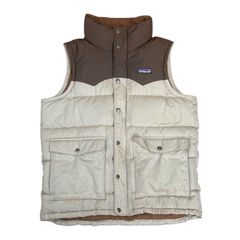 N*U様 【希少】 00s~ Patagonia ダウンベスト ツートーンカラー - メルカリ