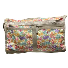 美品 LeSportsac レスポートサック フラワープリント ショルダーバッグ マルチカラー レディース 古着 中古 USED