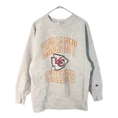90年代 Champion チャンピオン REVERSE WEAVE リバースウィーブ NFL カンザスシティ・チーフス スウェット(メンズ L)中古 古着 X4733