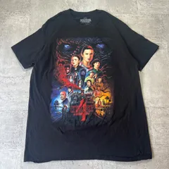 O-200 Strangerthings ストレンジャーシングス 00s グラフィックプリントTシャツ サイズXL Netflix