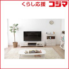 美品】ニトリ ローボードポスティア 125白 テレビ台 - メルカリ