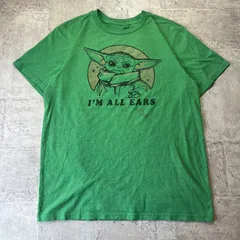 O-205 STARWARS スターウォーズ グローグー グラフィックプリントTシャツ サイズL