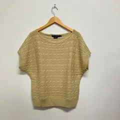90s Ralph Lauren sport セーター ニット ベスト コットン 半袖 ラルフローレン ポロスポーツ