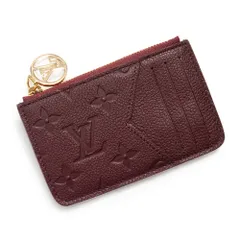 ルイ ヴィトン M25763 ポルト カルト ロミー カードホルダー モノグラムアンプラント グルナ ワインレッド パスケース コインケース 名刺 定期 小銭入れ 財布 レザー ゴールド金具 箱付 LOUIS VUITTON（新品・未使用品）