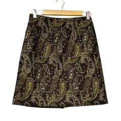 美品 UNITED TOKYO ユナイテッドトウキョウ ペイズリージャガードスカート サイズ2 マルチカラー レディース 古着 中古 USED