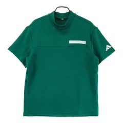 サイズ： ADIDAS GOLF アディダスゴルフ 2024年モデル モックネック 半袖Tシャツ  グリーン系 [240101577636] ゴルフウェア メンズ ストスト