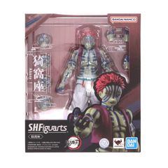SHFiguarts(피규아트) 가마자리(아카자) 귀멸의 칼날 완성품 가동 피규어 반다이 스피릿츠
