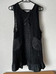 黒　レースエプロン