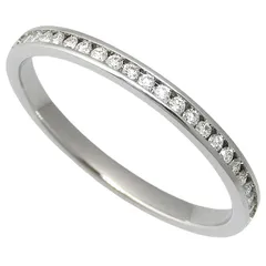 STAR JEWERLY スタージュエリー ハーフ エタニティ ダイヤ リング Pt950 プラチナ ダイヤモンド 0.12ct 16号 指輪 2.7g アクセサリー メンズ 送料無料 241100102159 ★のサムネイル