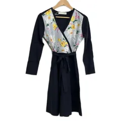 Chesty(チェスティ) ワンピース サイズ1 S レディース美品  - ダークネイビー×ライトブルー×マルチ