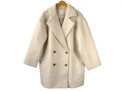 k03250317009　RAY CASSIN　フリーサイズ　White　　アウター　コートミディアム丈　秋冬