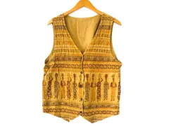 k03250310020　ブランド名不明　Mサイズ　Yellow　　トップス　ノースリーブ　春夏